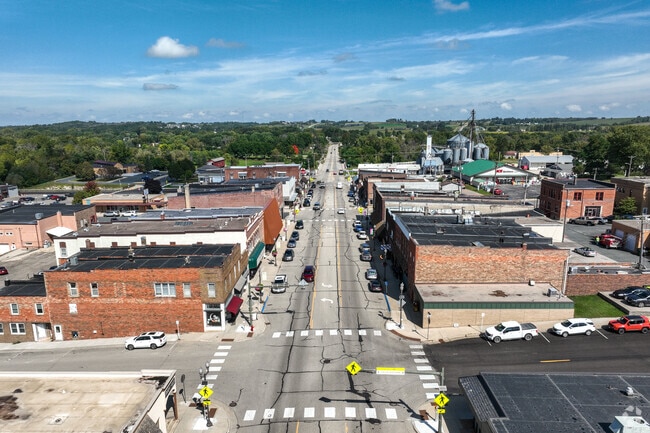 Historic downtown Zumbrota is located just south of the Zumbro River.