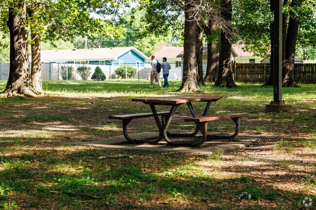 Visitors to Oak Grove Park can enjoy a shaded picnic.