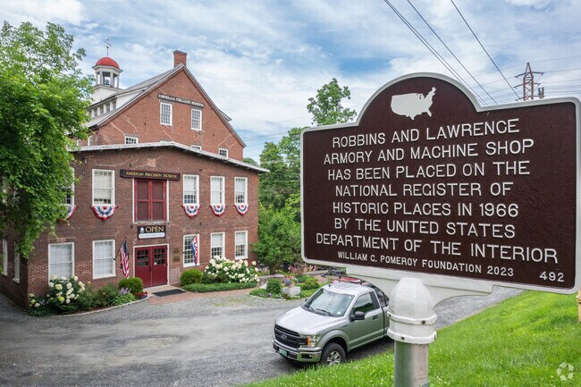 The Robbins and Lawrence Armory educates Windsor's youth about the importance of manufacturing.