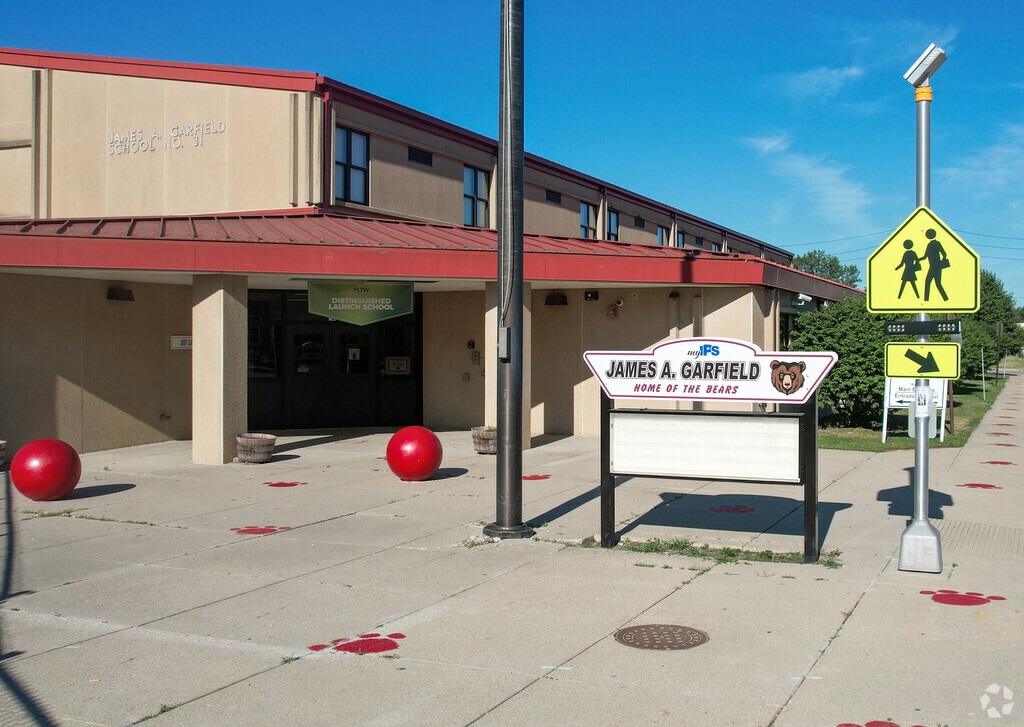 James A. Garfield School 31 cares for Bates-Hendricks students from grades K-8.