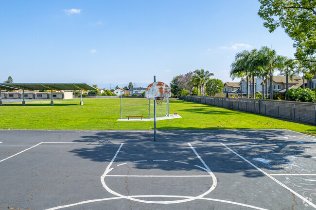 Get your basketball game on at Howard Cattle Elementary School.