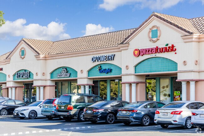 Retail shops in Village Park are conveniently grouped together.