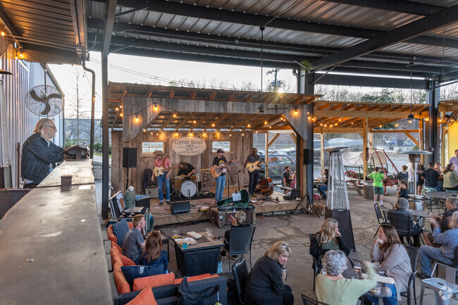 You can a drink and live music at Gypsy Road Brewing Company in Kernsville.