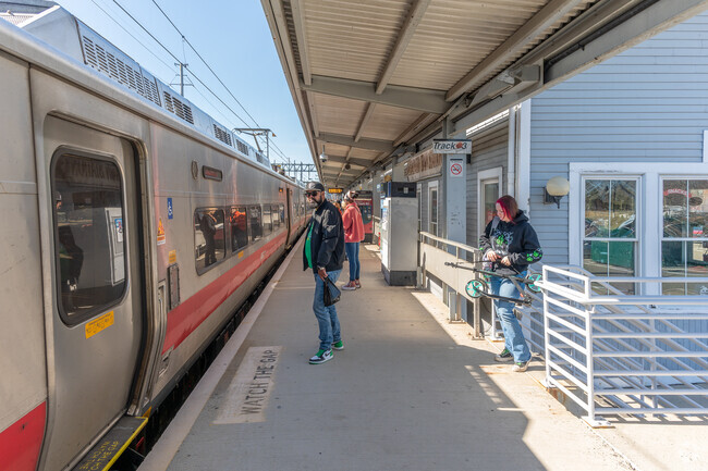 Commuters often drive to the Stratford train station to catch the New Haven line.