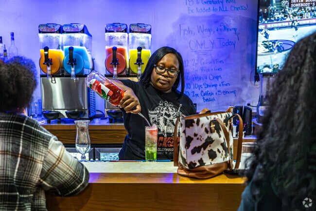 Have a delicious drink with your fresh fish at the Seafood Shack in Drexel Highlands.