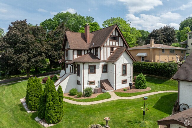 Tudor homes can be found throughout Lemont.