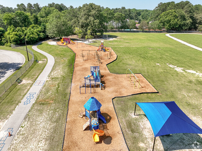 Playground area at Martinez Elementary School in Augusta, GA.