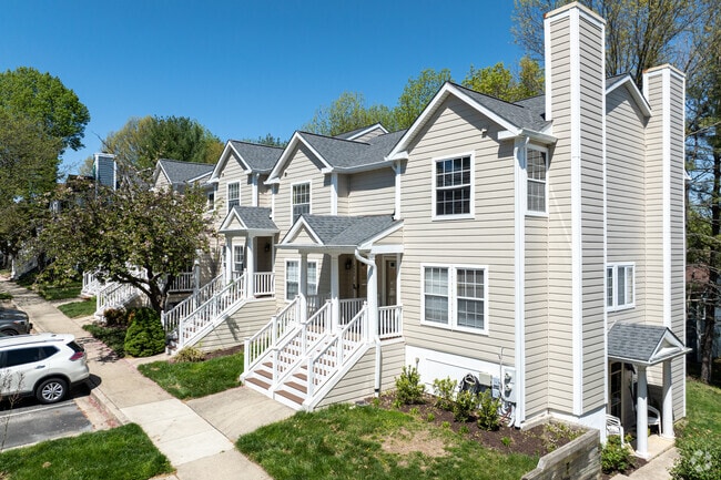 There are several distinct styles of townhomes in Dorsey's Search.