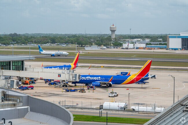 Tampa International Airport serves the region and is 5 minutes from Twelve Oaks.