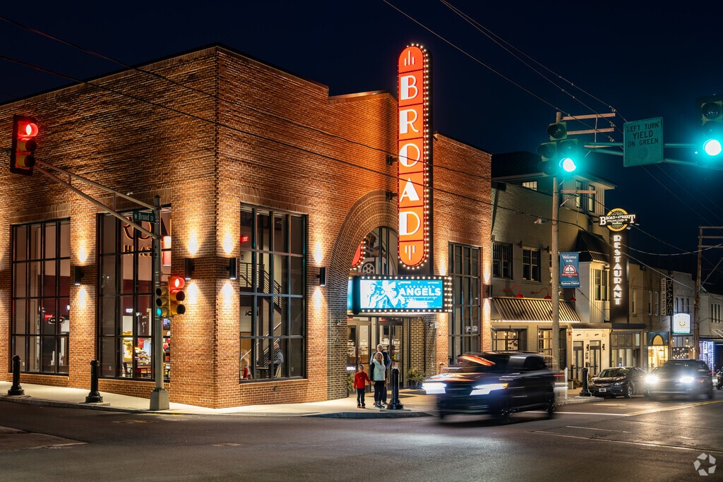 The Broad Theater hosts films and events in downtown Souderton.