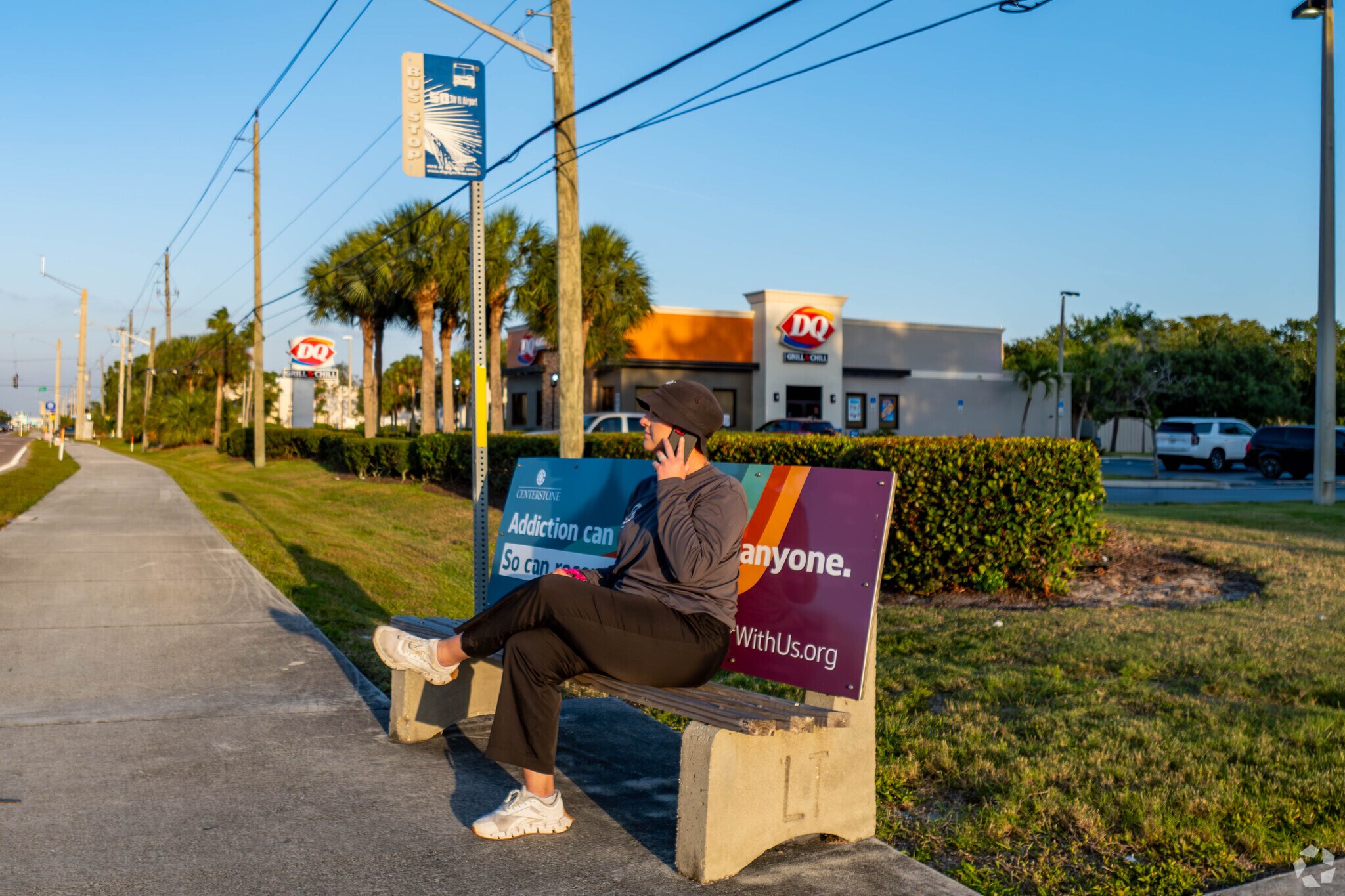 The Lee Transit system services the Legends neighborhood at Daniels Pkwy and Fiddlesticks Blvd.