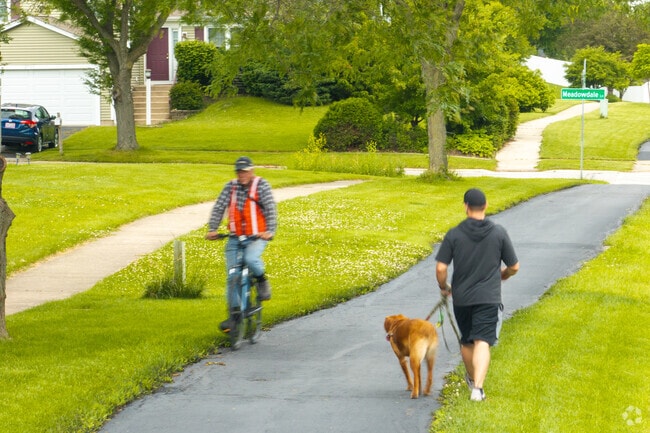 Numerous bike paths cut through West 83rd.