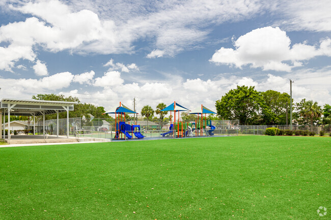 Herbert Cambridge Elementary School in Naples has a playground and outdoor recreation area.