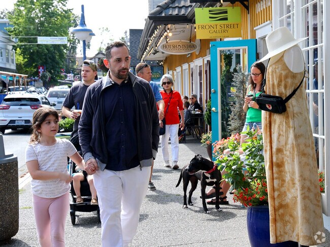 Downtown Poulsbo is a hive of activity in the summer months.