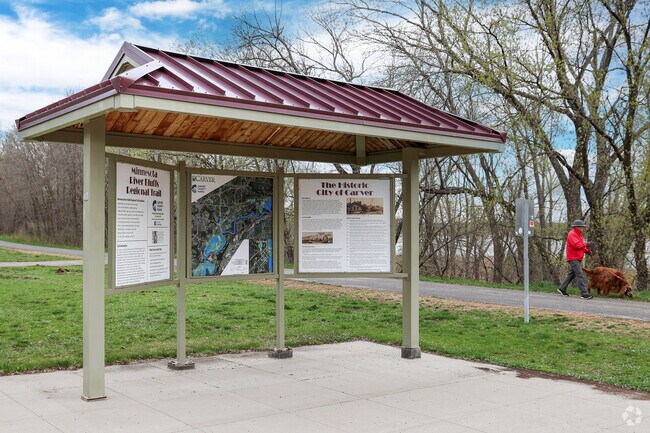 Carver residents have convenient access to miles of recreational trails in and around the city.