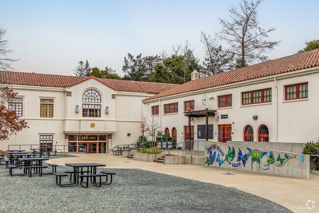 Millennium High School scores a B on Niche.