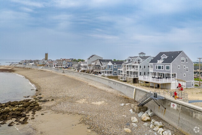 Many Marshfield homes overlook the Atlantic and tidal marshes.