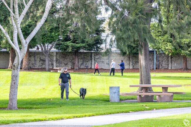 Lower Bal resident can enjoy a brisk morning walk with their dogs at Halcyon Park.