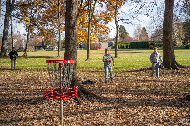 Many kids come to Firefighters Park to play disc golf.