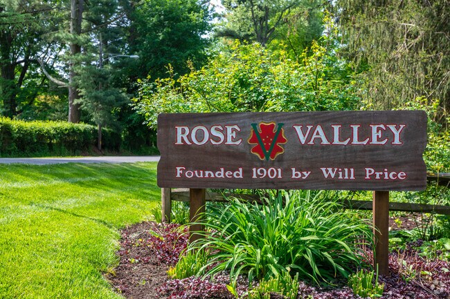 The Rose Valley neighborhood was founded in 1901 by architect Will Price.