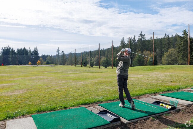 The Camaloch Gold Course is open to the public and is a popular spot to practice the sport.