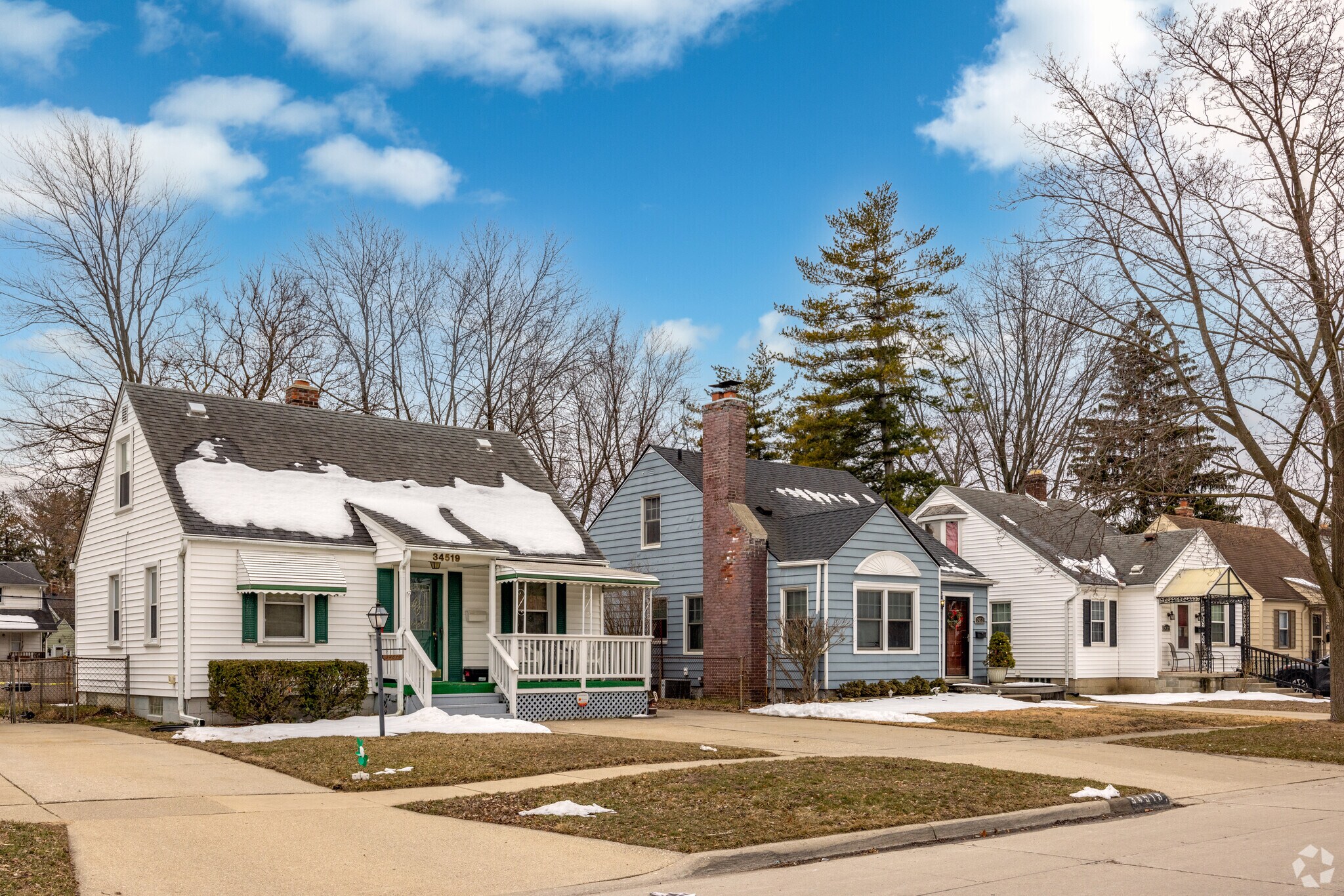 Cottage and bungalow home styles are popular in Wayne.