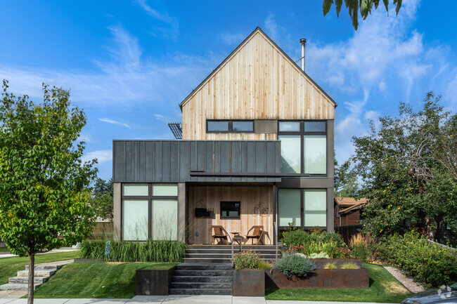 You will find modern homes with a rustic charm in the Northeast neighborhood.