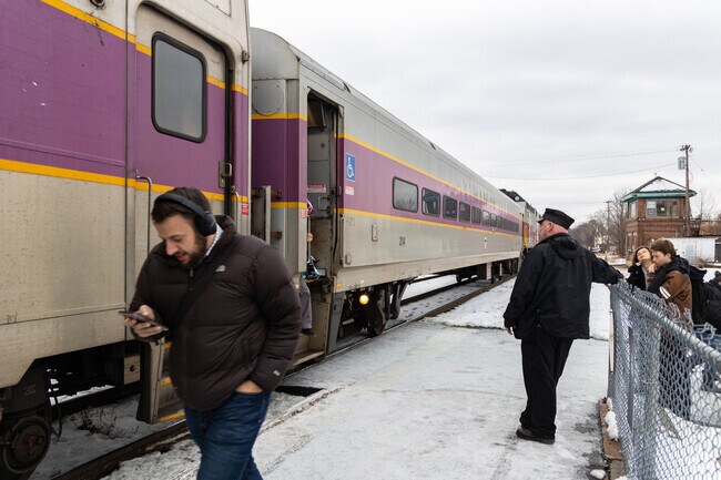 The commuter rail serves the community of Ayer, MA with service to Boston.