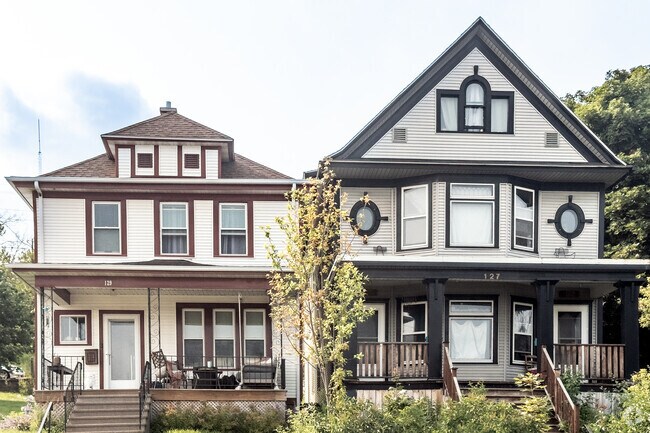 19th century homes stand Central Hillside Minnesota
