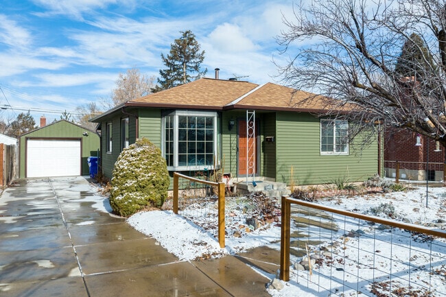 The homes in South Salt Lake, UT, vary in style and hue.