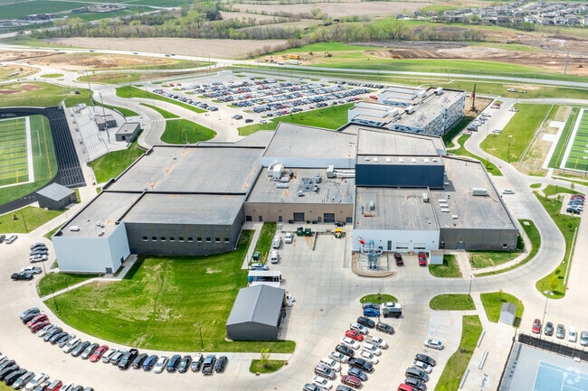 Elkhorn North High School serves grades 9-12.