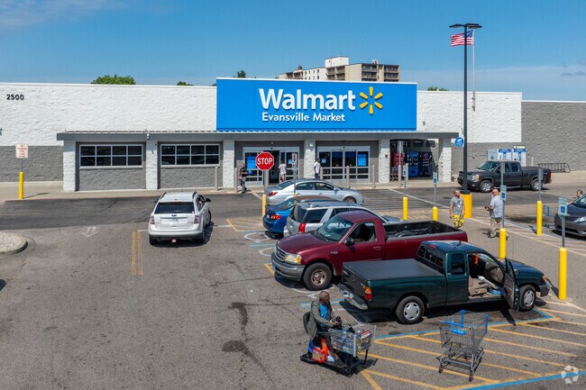 There is a local Walmart in the Diamond-Stringtown neighborhood for residents to shop.