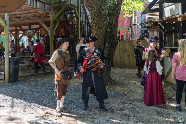 The Oklahoma Renaissance Festival has themed weekends, including Pirate Weekend.