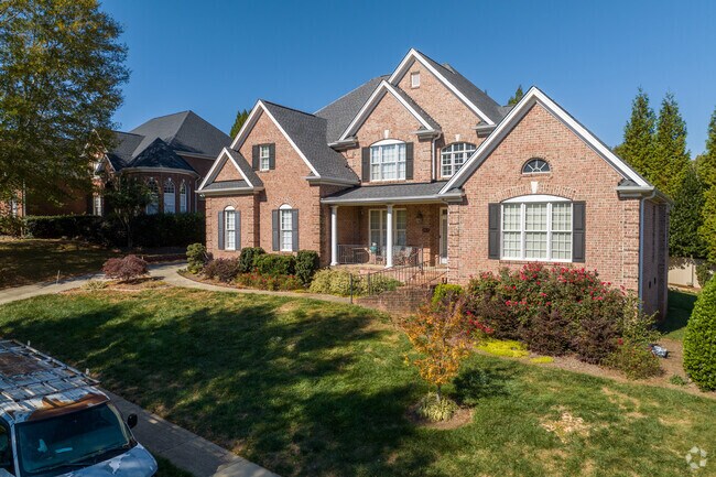 Large modern homes are a staple within Sandy Ridge.