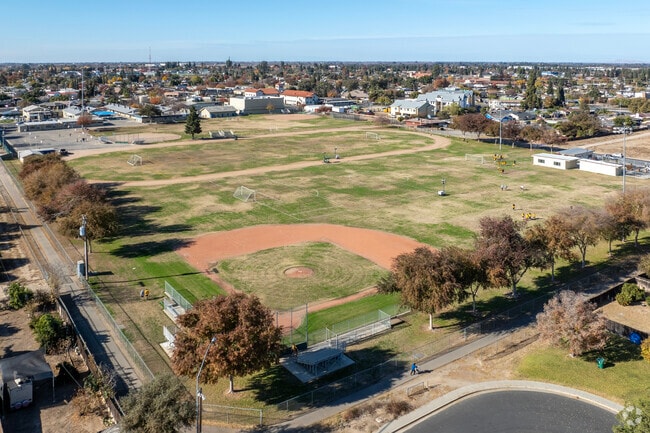 There is a baseball field at General Grant Middle School in Reedley.