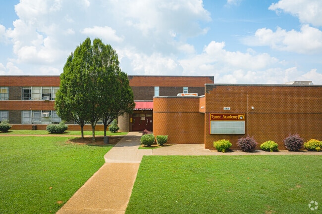 Inside Tyner High School you will find eager students and talented teachers.