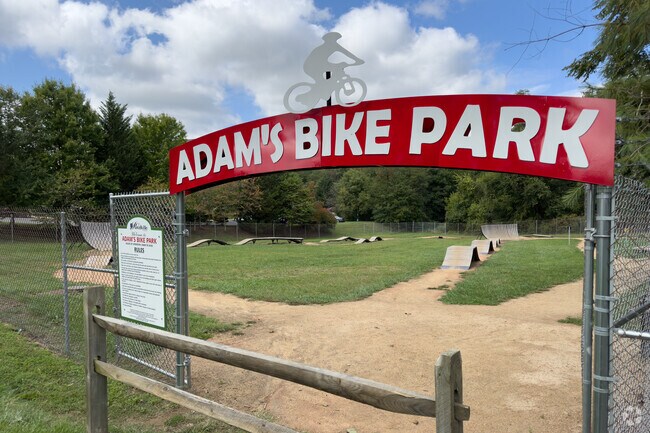 Adams Bike Park is supported by a local nonprofit in memory of Adam Caudill.