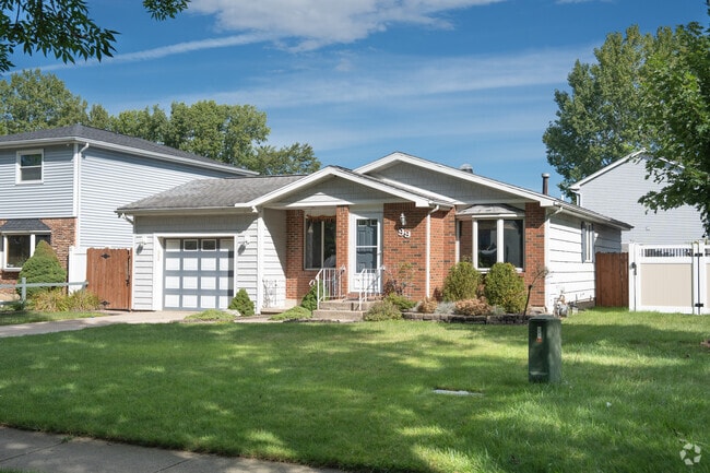 Single story ranch-style homes are a popular housing style in North Amherst.