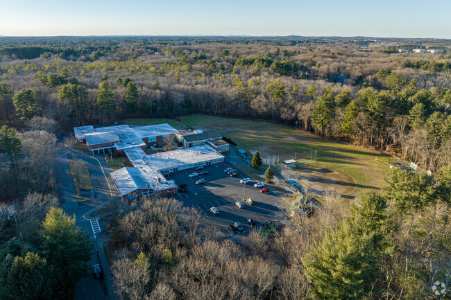 The E Ethel Little School has several sports fields and a playground in North Reading, MA.
