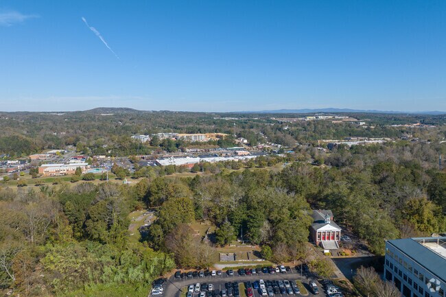 Canton boasts views of the Blue Ridge Mountains.
