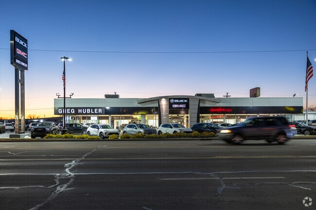 Baldwin Ave is home to many businesses like Greg Hubler Buick GMC.