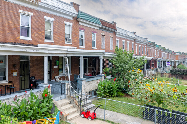 Grow beautiful gardens in front of your new row home.
