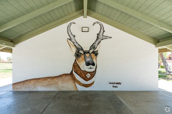 This mural is featured at Manzanita Heights Park in East Palmdale.