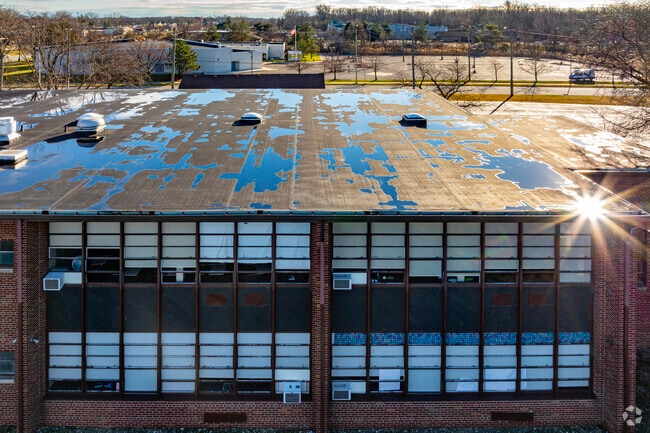 Courtyard at Taylor Preparatory High School.