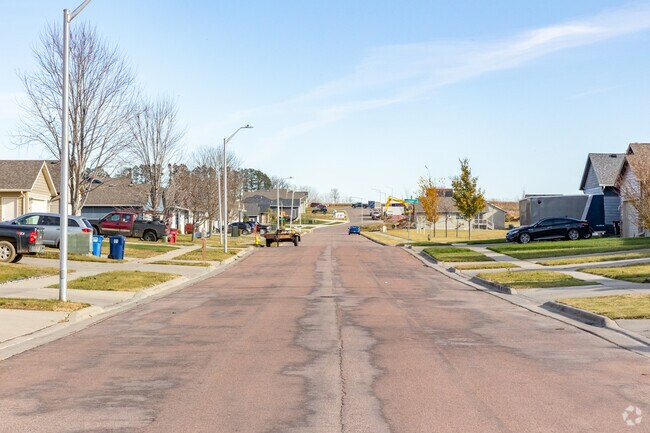 Meadow View Addition has wide streets and large yards.