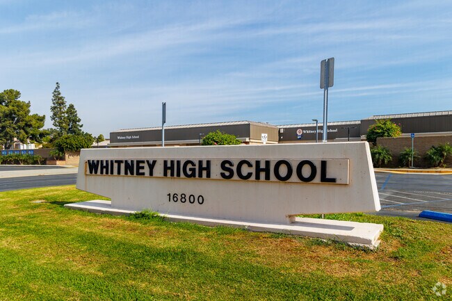 Whitney High School in Cerritos, home of the Wildcats.