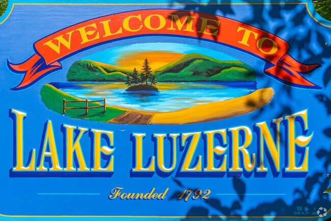 Lake Luzerne is known for its welcoming Adirondack community and scenic charm.