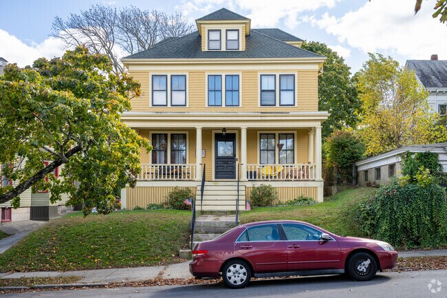 The large Victorian homes lend Clasky Park a unique architectural charm in the area.