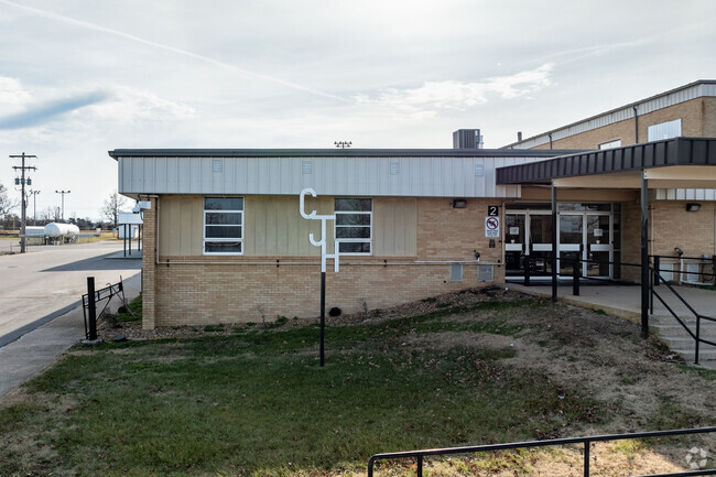 Conway Junior High and High School are located in the same building.