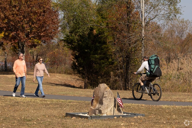 Stonybrook locals can take a stroll around the lake at Falls Township Community Park.